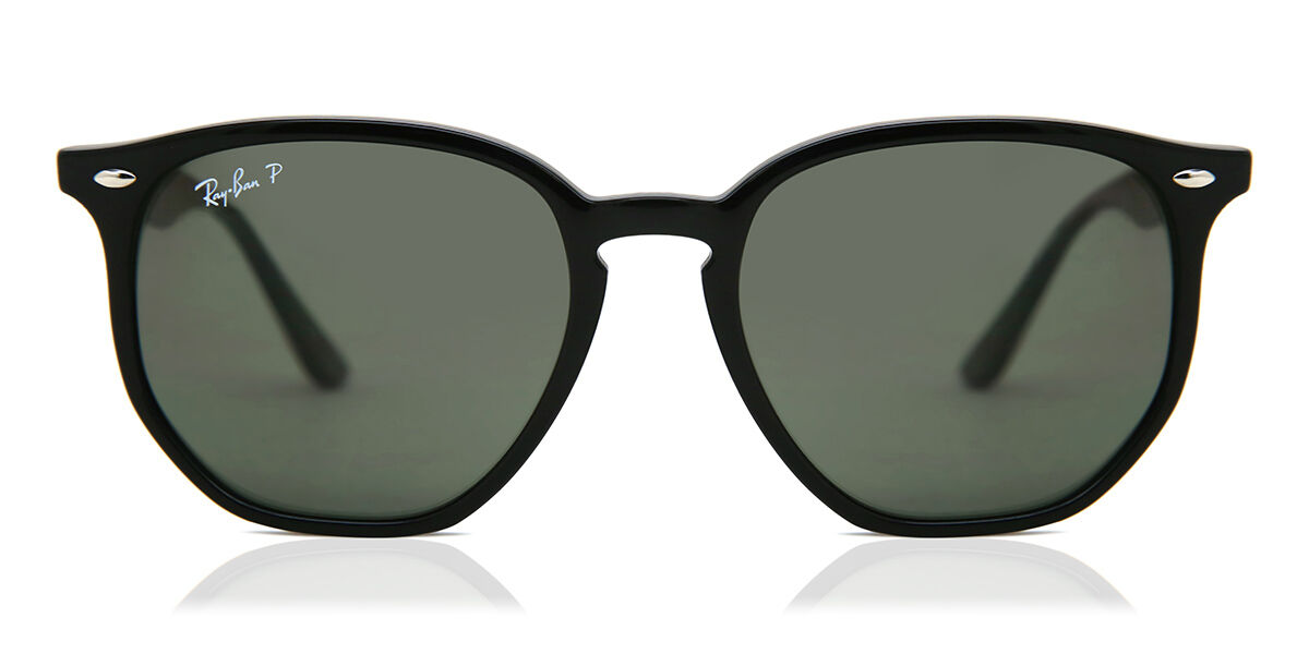 Ray-Ban RB4306 サングラス Ray-Ban RB4306 Polarized 601/9A Square Black Sunglasses