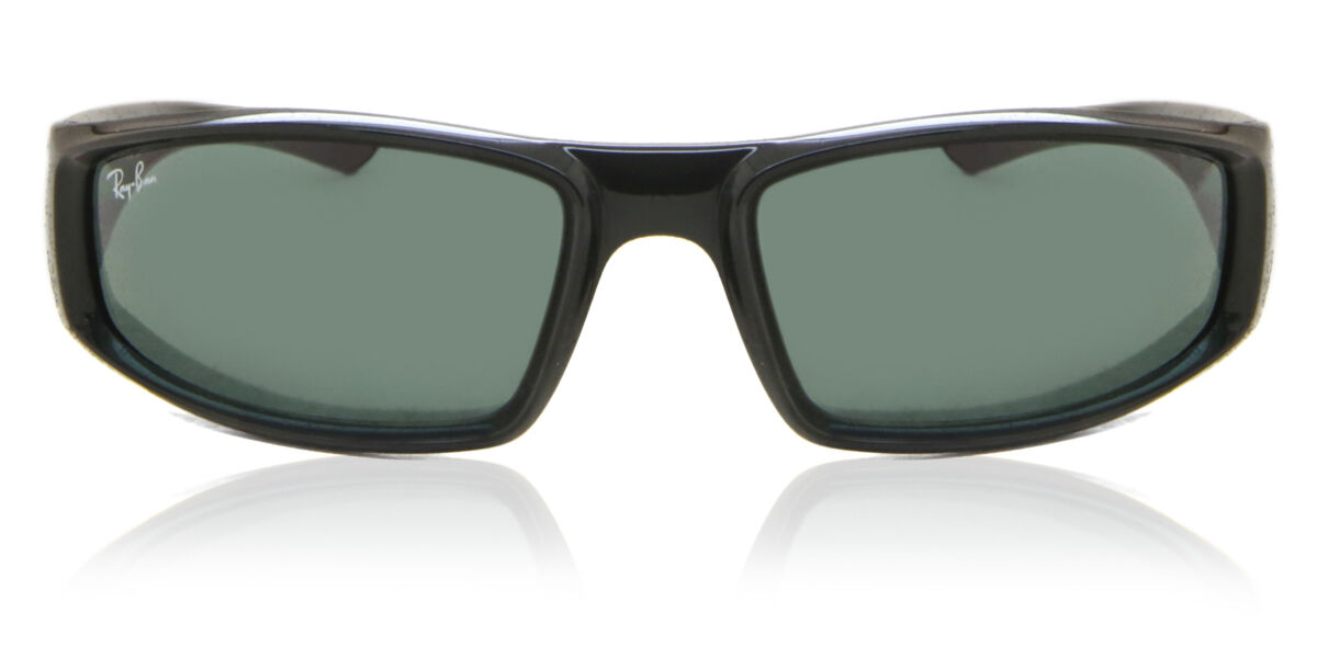 Ray-Ban RB4335 601/71 Rectangle Black Sunglasses | SmartBuyGlasses US
