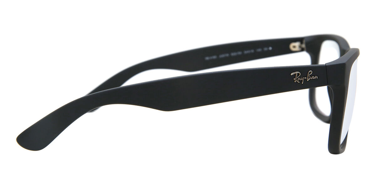 Ray-Ban RB4165 Justin 622/5X Rubber Black Eyeglasses