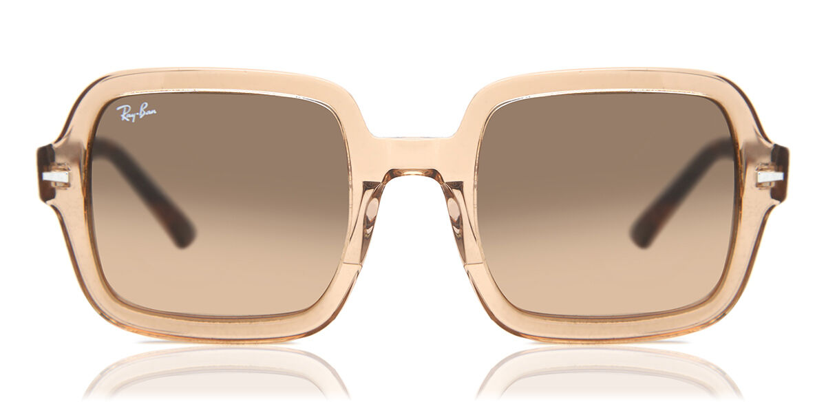 Ray-Ban RB2188 130143 Oversized Transparent Light Brown Sunglasses