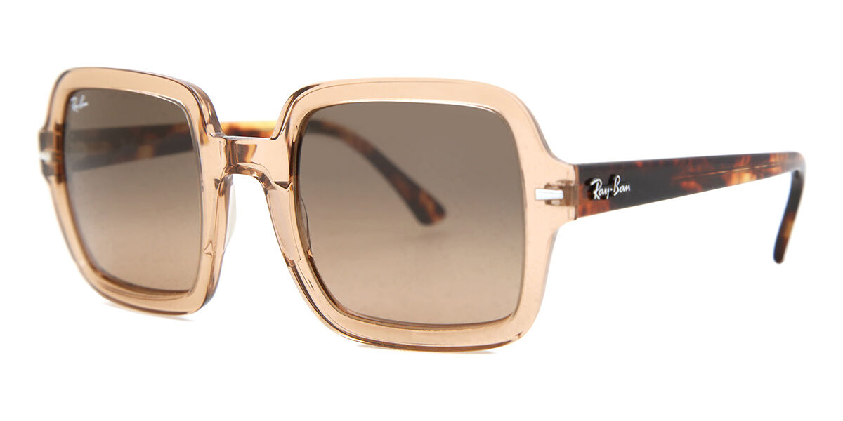 Ray-Ban RB2188 130143 Oversized Transparent Light Brown Sunglasses