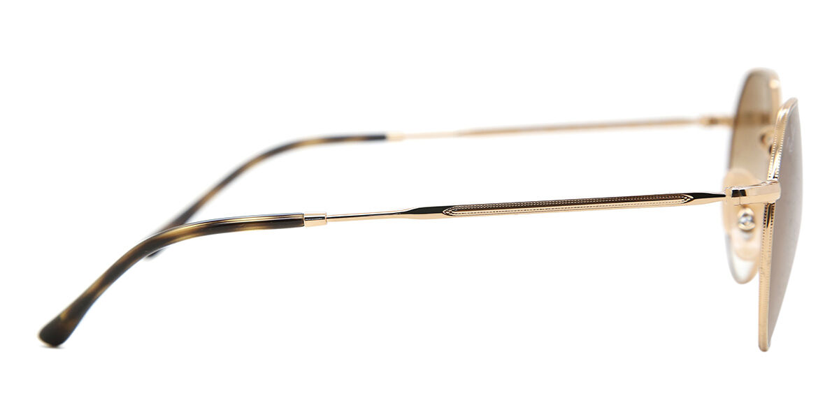 Ray-Ban RB3565 Jack 001/51 Oval Gold Sunglasses | SmartBuyGlasses US