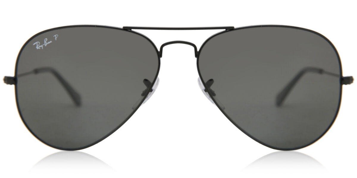 Ray-Ban RB3025 AVIATOR LARGE L ケース付 Ray-Ban RB3025 Aviator Large Metal Polarized 002/48 Aviator Black