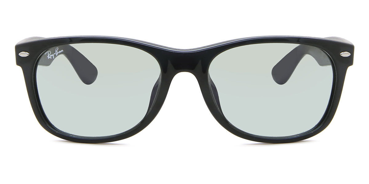 Ray-Ban RB2132F New Wayfarer Asian Fit 601/52 Square Shiny Black