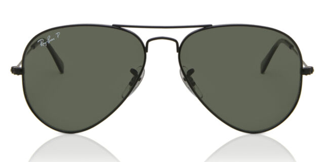 Ray-Ban RB3025 Aviator Polarized 002/58 Aviator Black  display picture 2