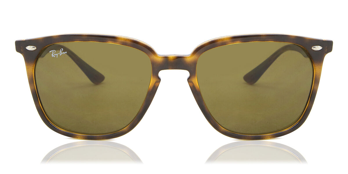 Ray-Ban RB4362 710/73 Square Polished Havana Sunglasses