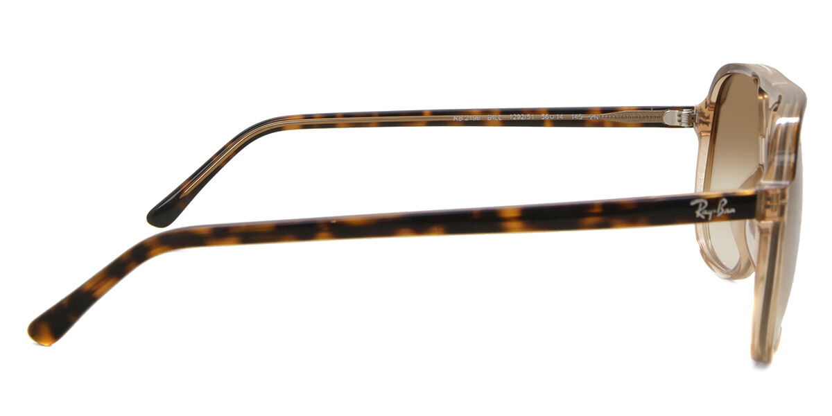 Ray-Ban RB2198 Bill 129251 Aviator Havana Transparent Brown