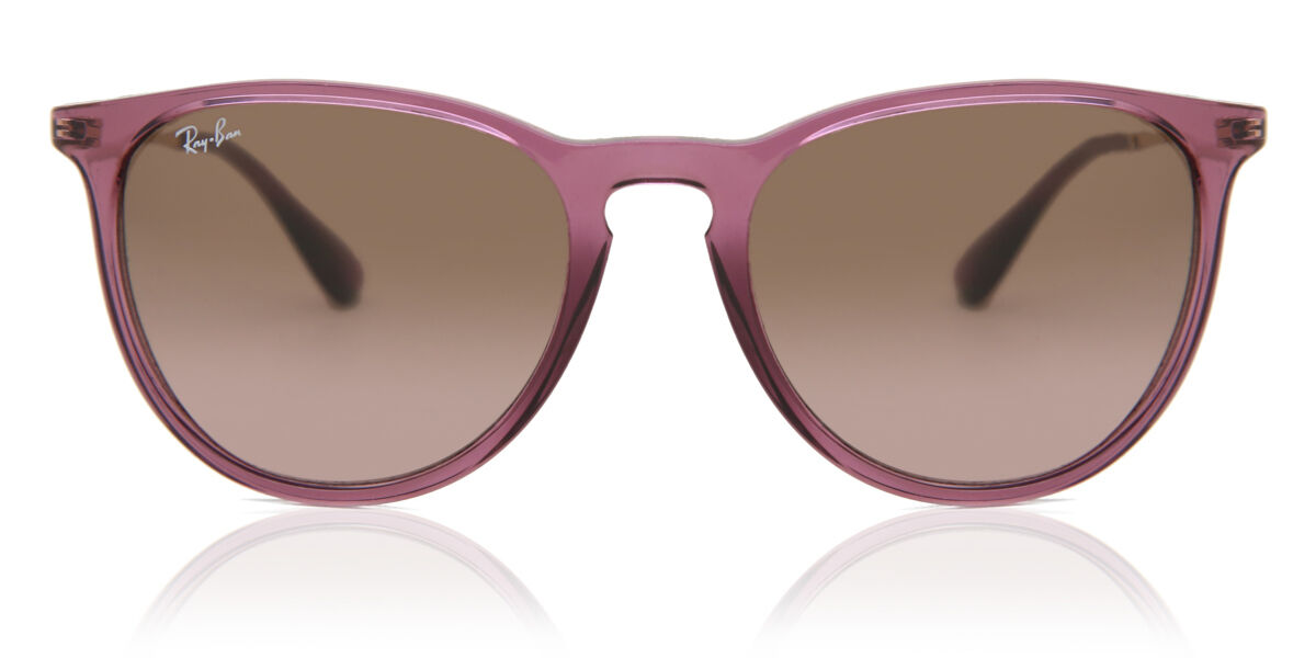 Ray-Ban RB4171 Erika 659114 Oval Transparent Violet Sunglasses