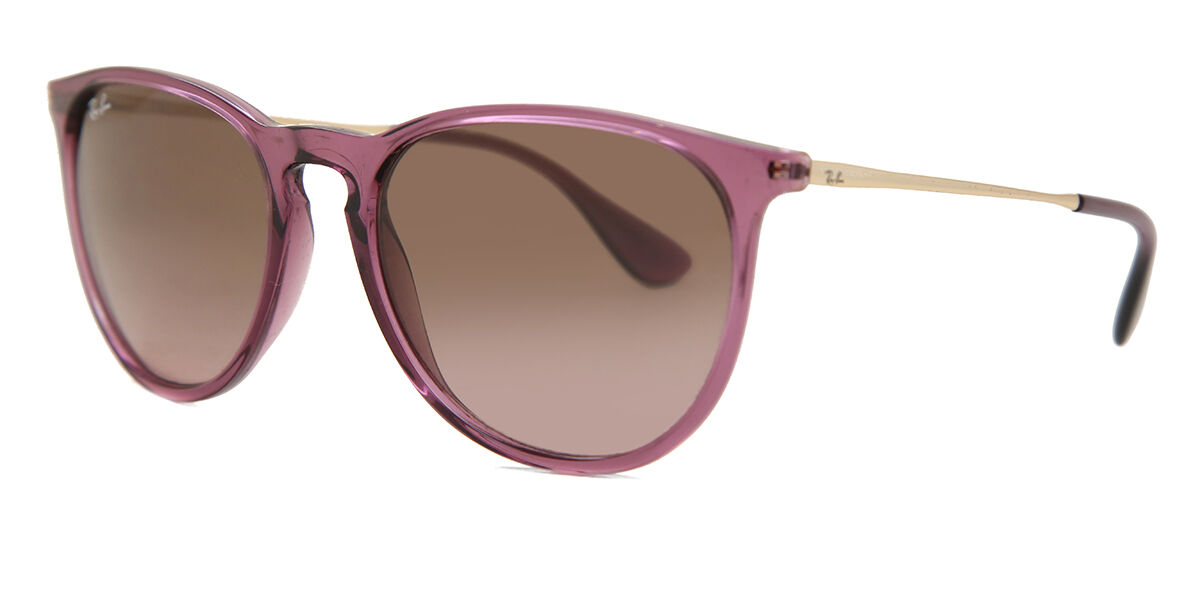 Ray-Ban RB4171 Erika 659114 Oval Transparent Violet Sunglasses