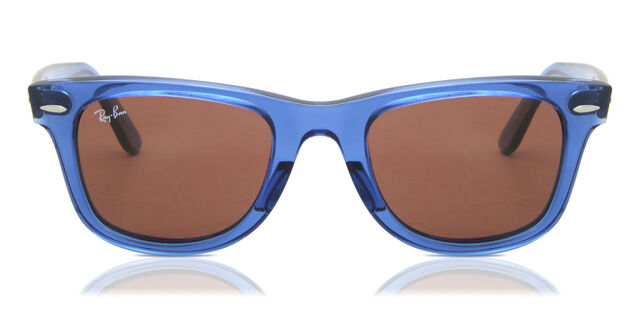 Ray-Ban RB2140 Wayfarer 6587C5 Square Transparent Blue  display picture 1