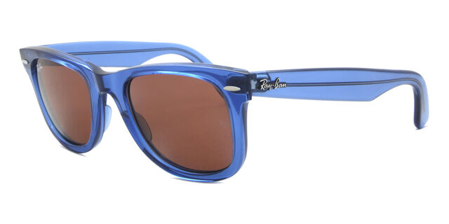 Ray-Ban RB2140 Wayfarer 6587C5 Square Transparent Blue  display picture 2