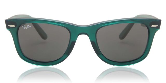 Ray-Ban RB2140 Wayfarer 6615B1 Square Transparent Green  display picture 3