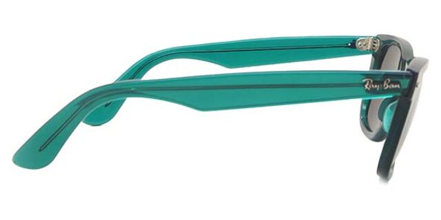 Ray-Ban RB2140 Wayfarer 6615B1 Square Transparent Green  display picture 1