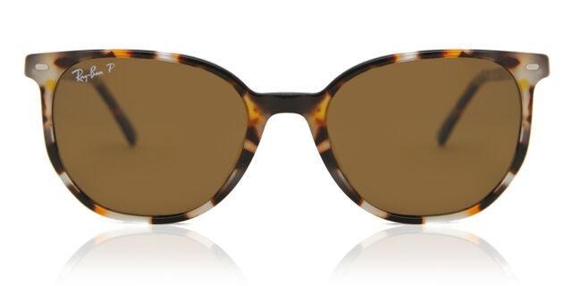 Ray-Ban RB2197 Elliot Polarized 135757 Oval Tortoise Brown 