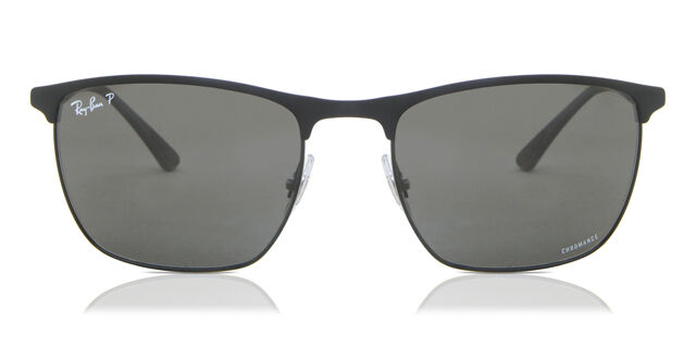 Ray-Ban RB3686 Polarized 186/K8 Square Black Sunglasses  display picture 1
