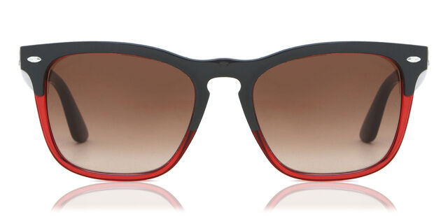 Ray-Ban RB4487 Steve 663113 Square Grey On Transparent Red  display picture 3