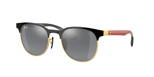 Ray-Ban RB8327M F0816G Browline Black on Gold Sunglasses  display picture 1
