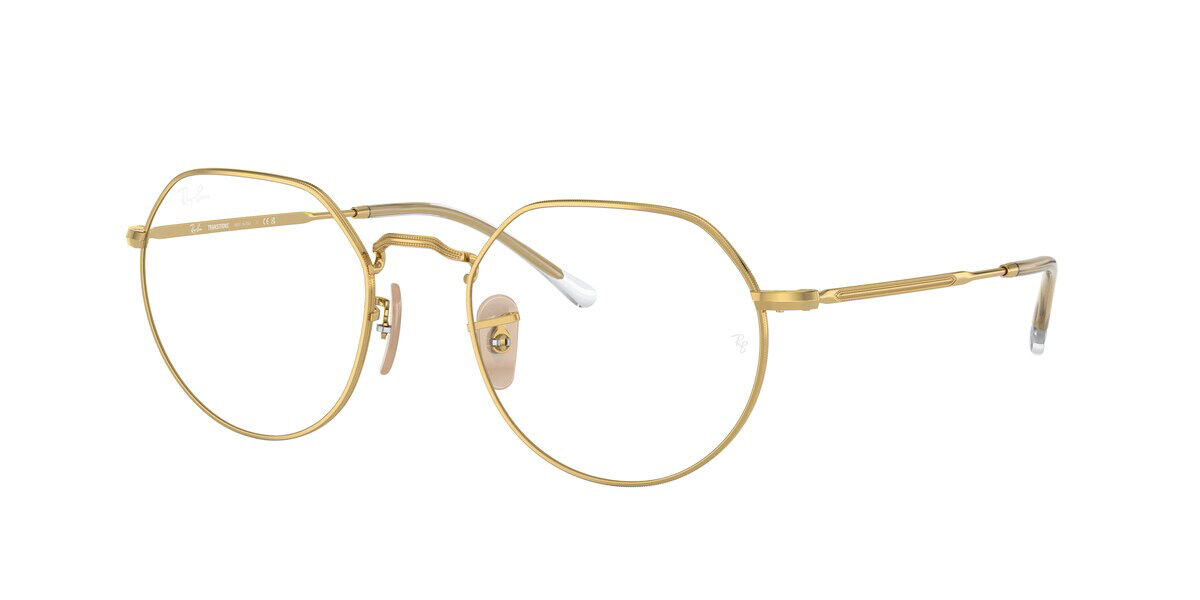 Ray-Ban JACK RB3565 001/GG ゴールド調光レンズ Ray-Ban RB3565 Jack 001/GG Gold Eyeglasses | SmartBuyGlasses US