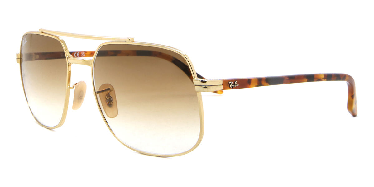 Ray-Ban RB3699 001/51 Aviator Gold Sunglasses | SmartBuyGlasses US