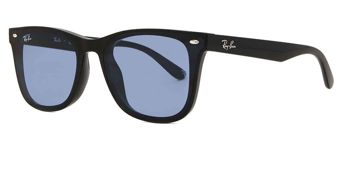 Ray-Ban RB4391D Asian Fit 601/80 Square Shiny Black Sunglasses