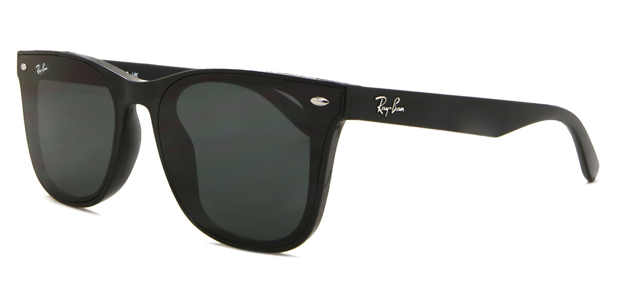 Ray-Ban RB4391D Asian Fit 601/87 Square Shiny Black Sunglasses