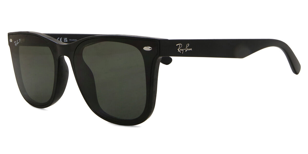 Ray-Ban RB4391D Asian Fit 601/9A Square Black Sunglasses