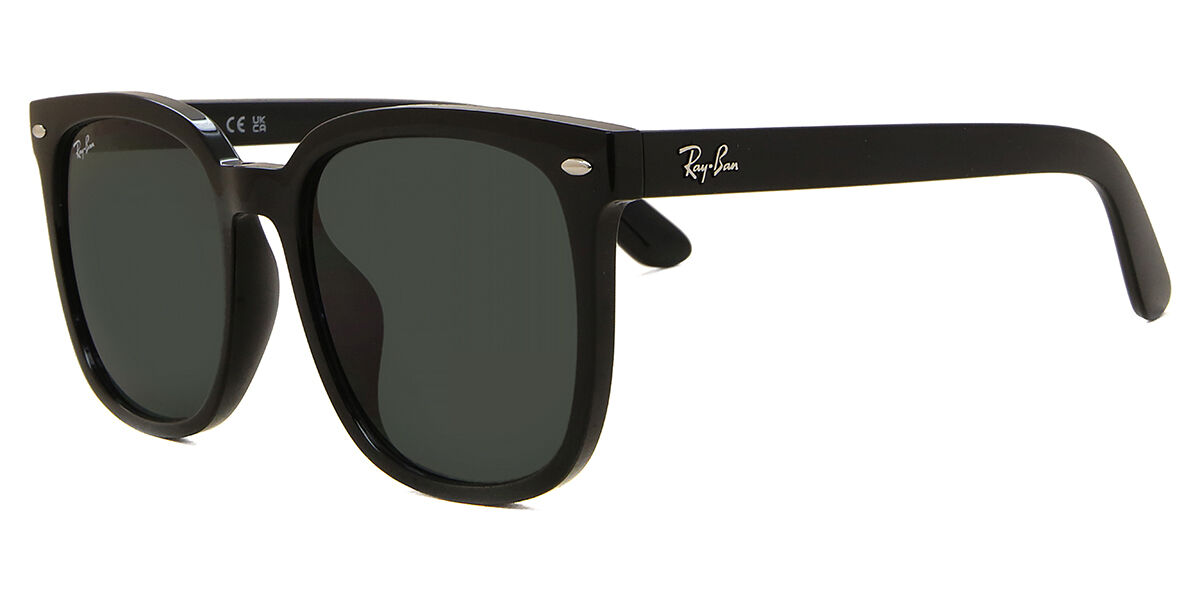 Ray-Ban RB4401D 601/87」 「ケース付き」 Ray-Ban RB4401D Asian Fit 601/87 Square Black Sunglasses