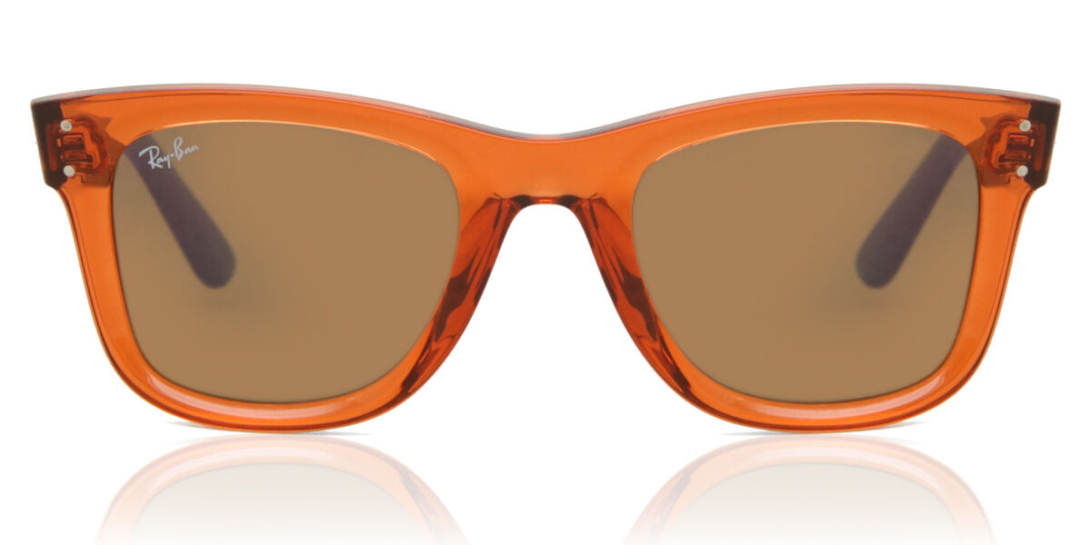 Ray-Ban RBR0502S Wayfarer Reverse 6712GM Square Transparent Orange