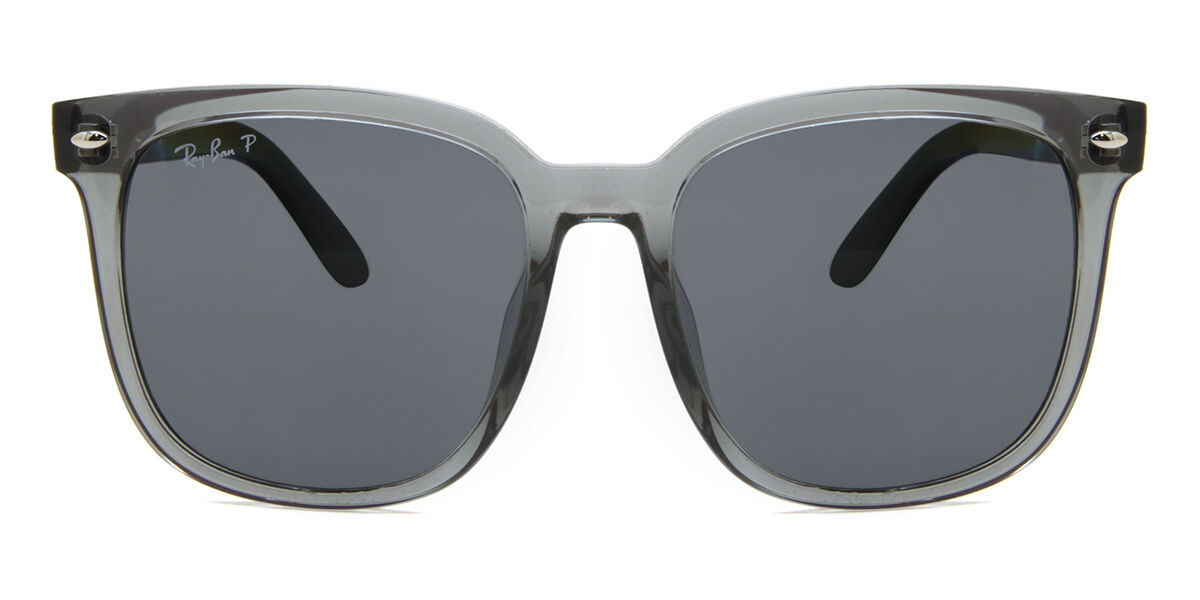 Ray-Ban RB4401D Asian Fit Polarized 659981 Square Transparent Dark