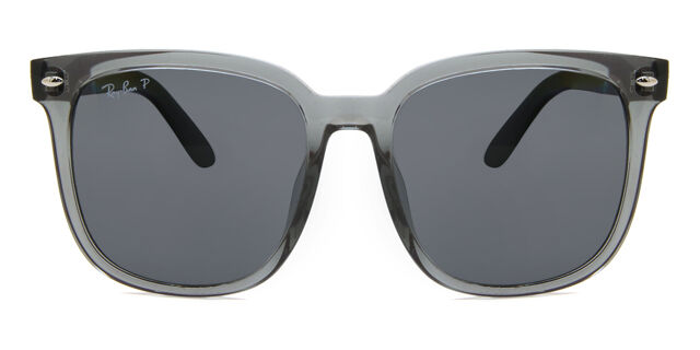 Ray-Ban RB4401D Asian Fit Polarized 659981 Square Transparent Dark 