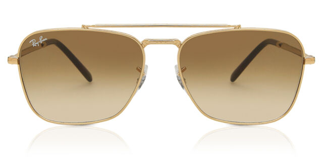 Ray-Ban RB3636 New Caravan 001/51 Aviator Gold Sunglasses  display picture 3