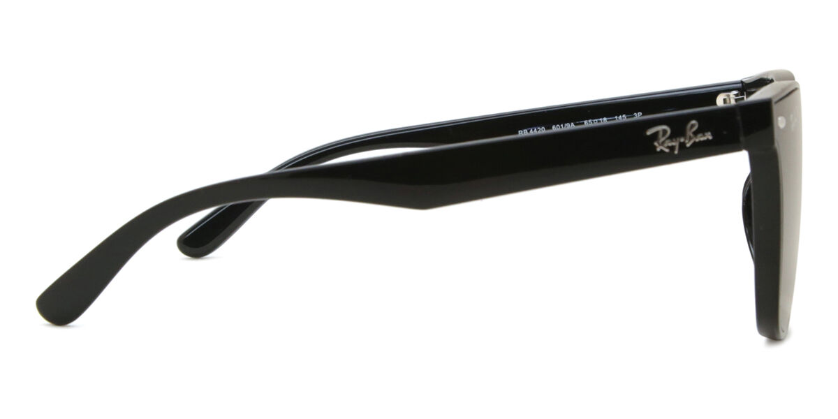 Ray-Ban RB4420 Polarized 601/9A Square Black Sunglasses