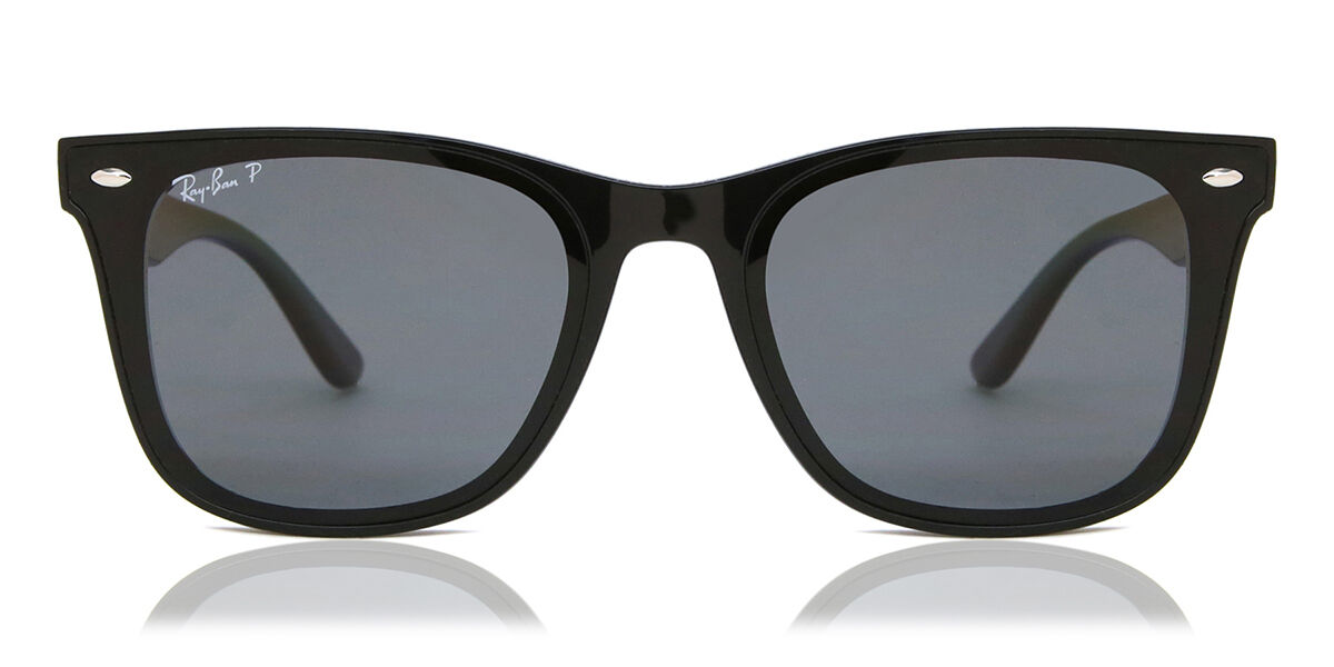 Ray-Ban RB4391D サングラス Ray-Ban RB4391D Asian Fit Polarized 601/81 Square Black Sunglasses