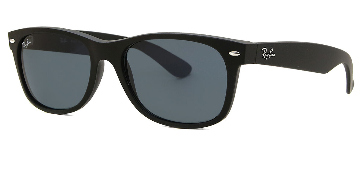 Ray-Ban RB2132 New Wayfarer 622/R5 Square Matte Rubber Black