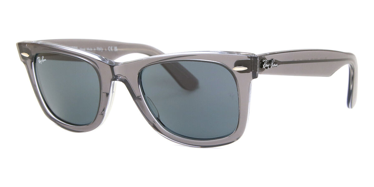 Ray-Ban RB2140 Wayfarer 1355R5 Square Transparent Grey on Clear