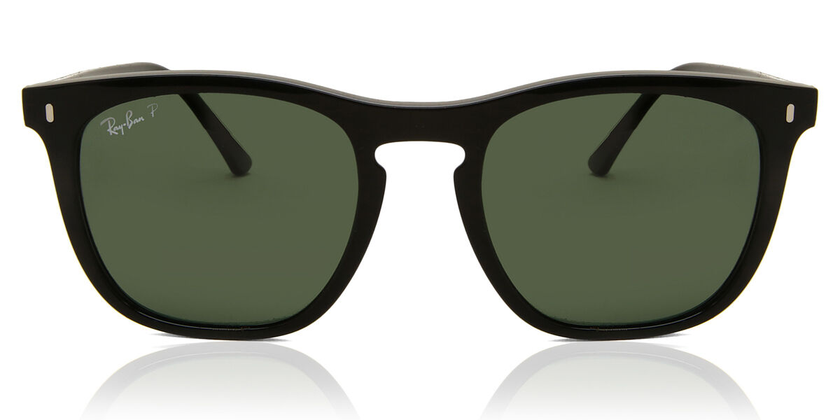 Ray-Ban RB2210 Polarized 901/58 Square Black Sunglasses
