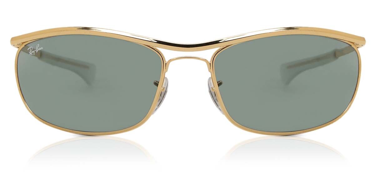 Ray-Ban RB3119M Olympian I Deluxe 001/56 Oval Gold Sunglasses