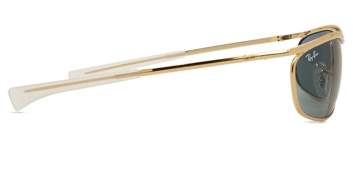 Ray-Ban RB3119M Olympian I Deluxe 001/56 Oval Gold Sunglasses