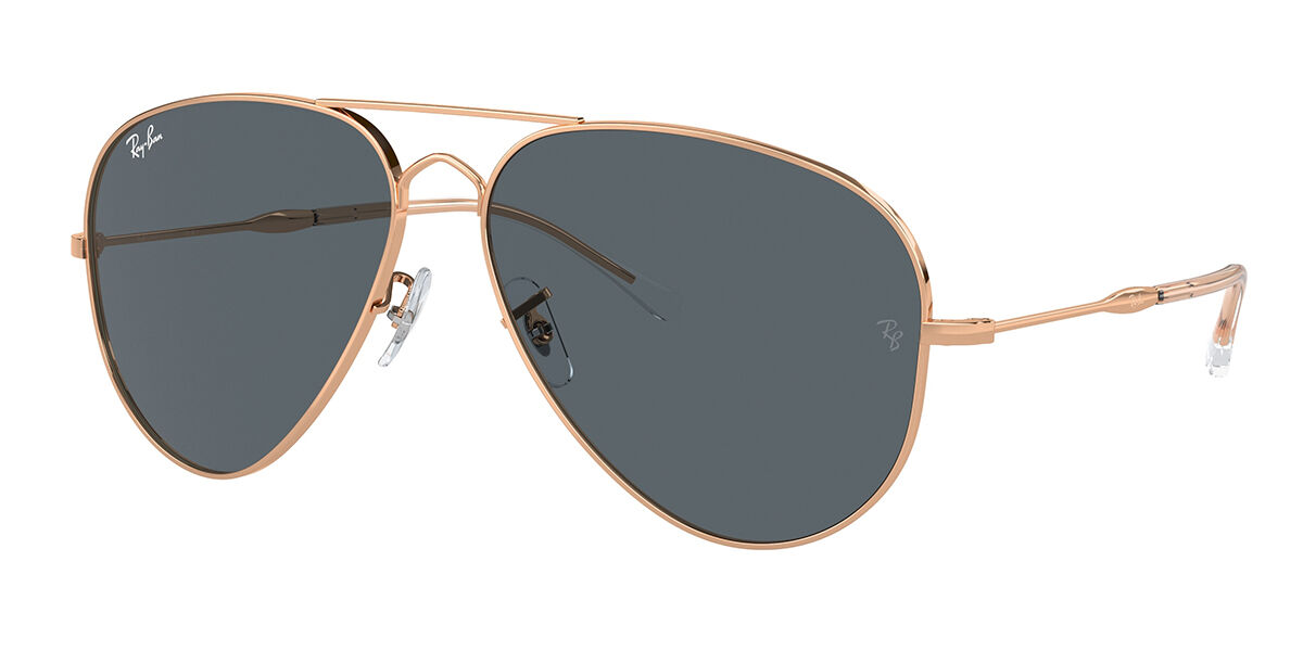 Ray-Ban RB3825 Old Aviator 9202R5 Aviator Rose Gold Sunglasses