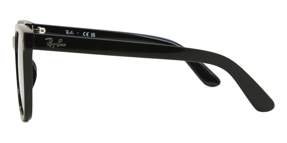 Ray-Ban RB4401D Asian Fit 601/71 Square Black Sunglasses