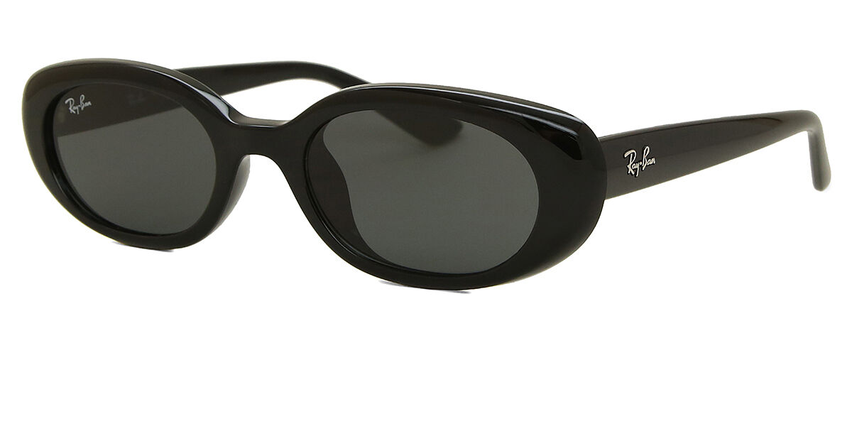 Ray-Ban RB4441D Asian Fit 667787 Oval Black Sunglasses