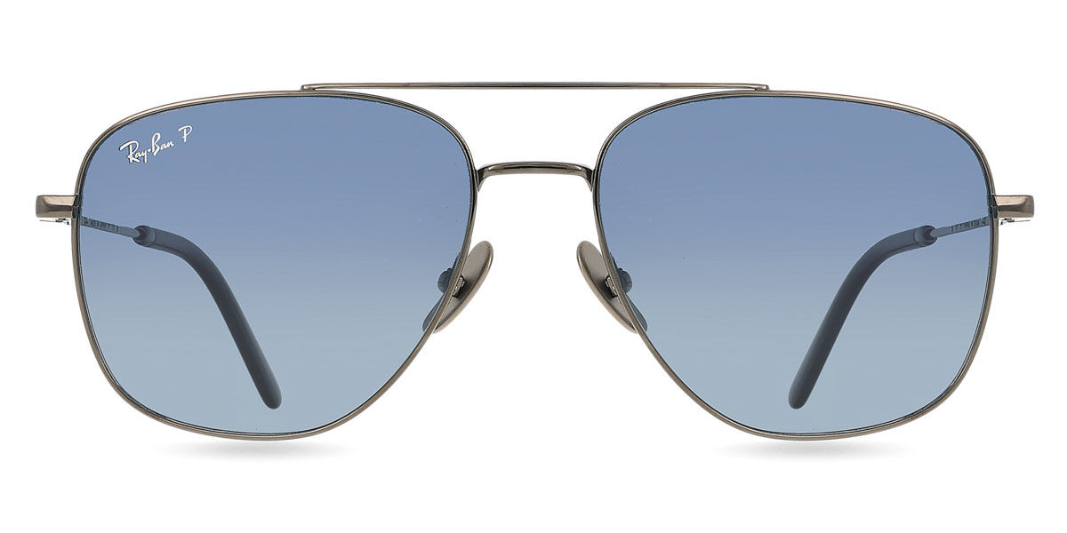 Ray-Ban RB8097 William Titanium Polarized 9265M2 Aviator Arista
