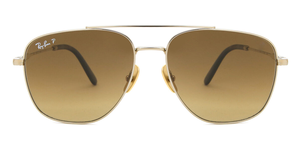 Ray-Ban RB8097 William Titanium Polarized 9265M2 Aviator Arista