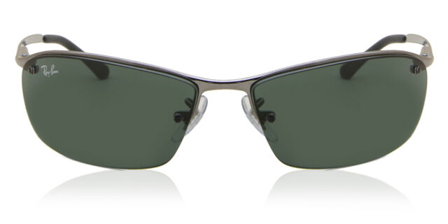 Ray-Ban RB3183 Top Bar 004/71 Wraparound Grey Sunglasses  display picture 3