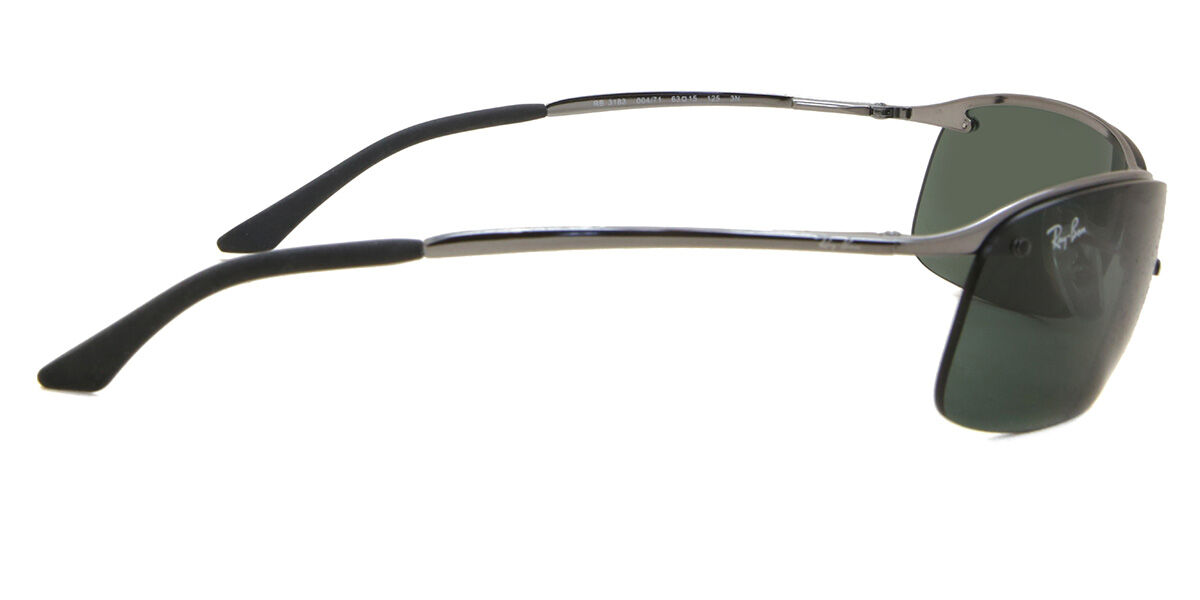 Ray-Ban RB3183 Top Bar 004/71 Wraparound Grey Sunglasses
