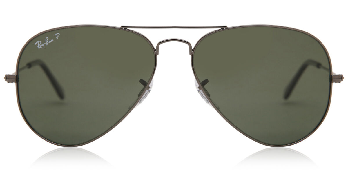 Ray-Ban RB3025 Aviator Polarized 004/58 Aviator Gunmetal
