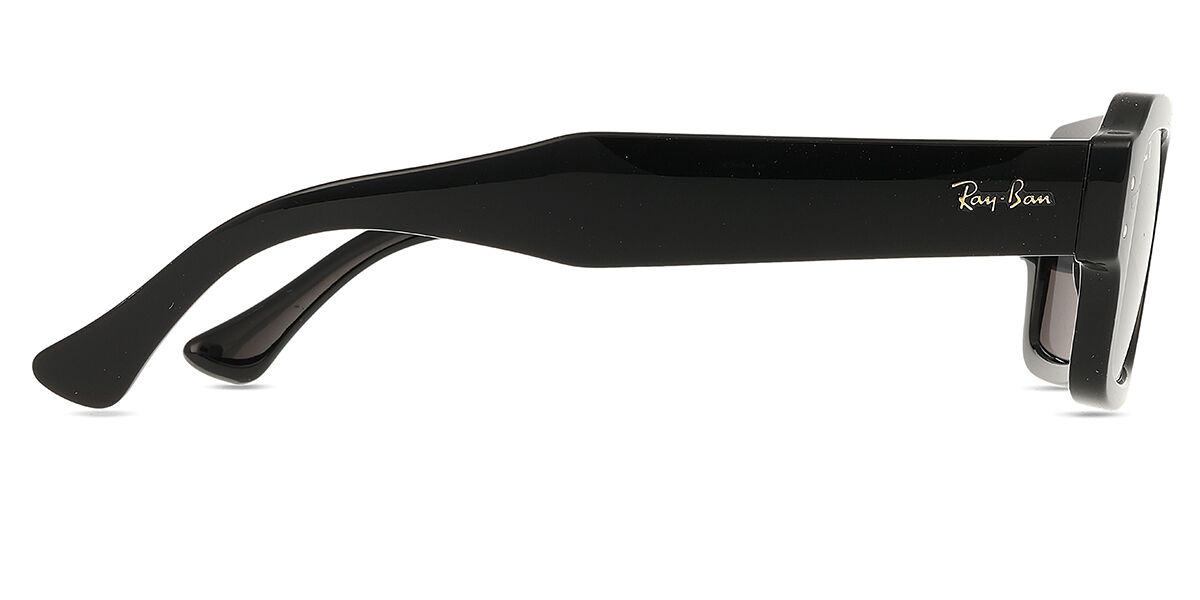 Ray-Ban RB4454 Lukas Polarized 667748 Rectangle Black Sunglasses