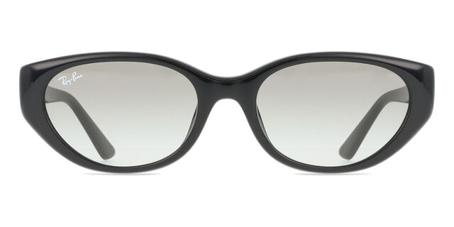 Ray-Ban RB4457D Asian Fit 667711 Cat Eye Black Sunglasses 
