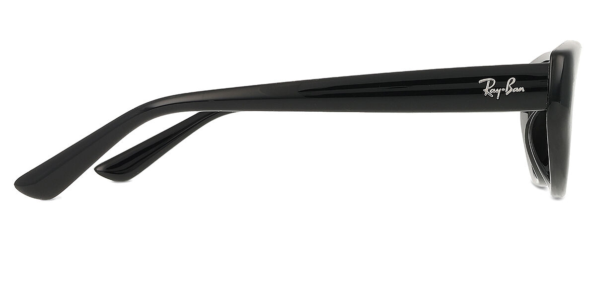 Ray-Ban RB4457D Asian Fit 667787 Cat Eye Black Sunglasses
