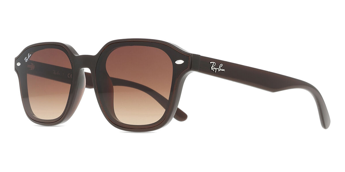 RayBanサングラス Ray-Ban RB4458D Asian Fit 714/13 Square Transparent Dark Brown
